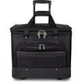 Bugatti Sedona Inc Bugatti Warren Collection Business Case on Wheels, Polyester, Fits Most 17.3" Laptop, Black BZCW1645-Black